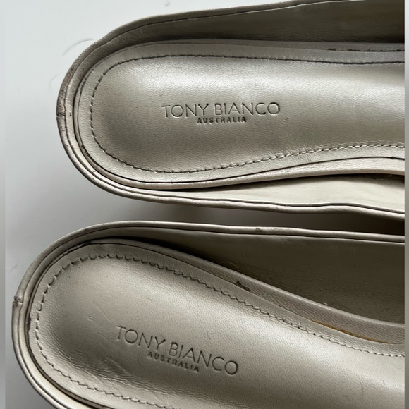 Tony Bianco Ivory Panther Mule Heels in 8.5 - Picture 5 of 5